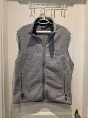 Patagonia Light Gray Men’s Fleece Vest